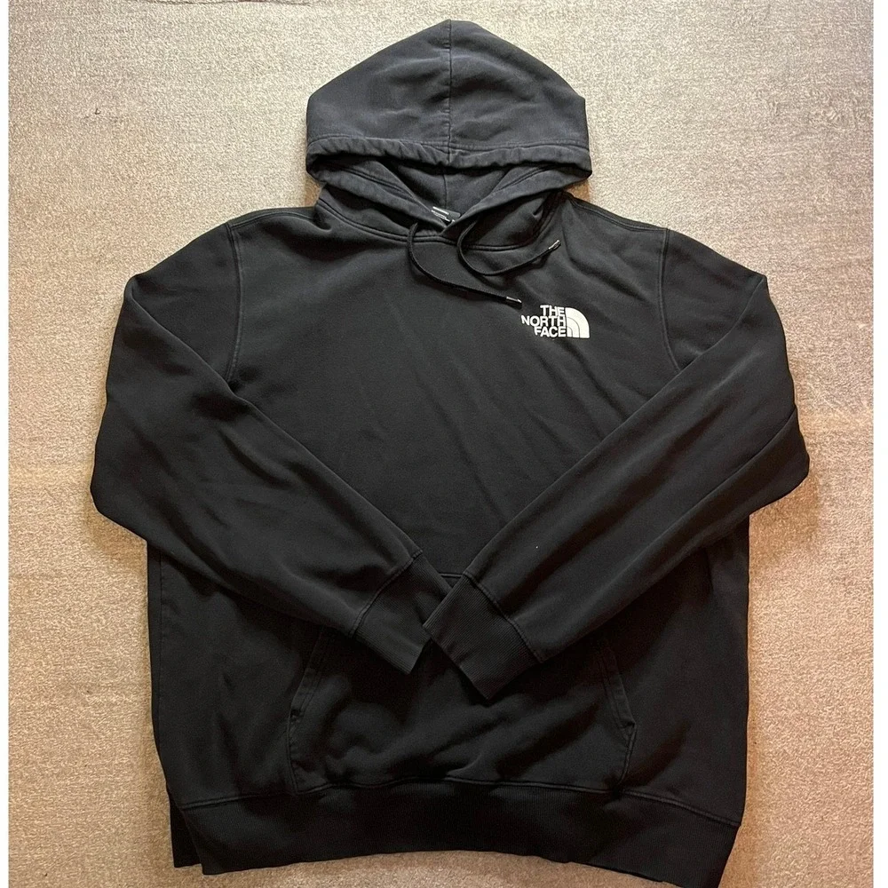 The North Face Mens Black Doin It Outside Graphic Hoodie Sweatshirt XL